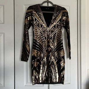 Express 1920’s Inspired Sequin Dress